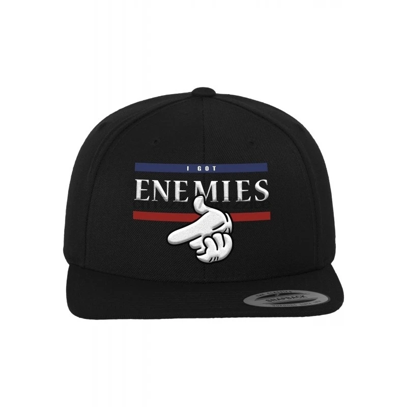 Модная кепка в стиле хип-хоп высокого качества с надписью «I Got Enemies»; Повседневная Кепка в уличном стиле унисекс