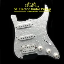 SSH – pick-up pour guitare électrique, précâblé, avec perles blanches, Style FD ST