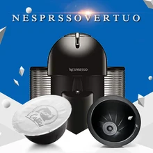 Новые многоразовые капсульные фильтры из нержавеющей стали и одноразовые капсулы Nespresso многоразовые кофейные корзины для Vertuoline машины