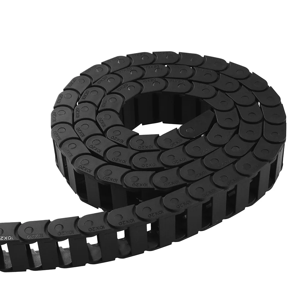 Cable Chains 7x7 7X15 10x10 10x20 10x30 10x40mm Bridge Type Non-Opening Plastic Towline Transmission Drag Chain for Machine