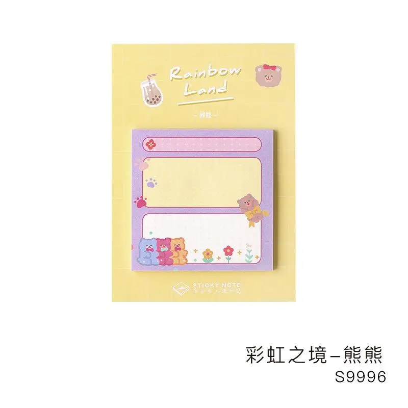 30 шт./упак. Радуга Волшебная Kawaii из блакнота для бумаги для заметок на клейкой основе наклейка для планировщика студенческие Канцтовары, блокнот - Цвет: C