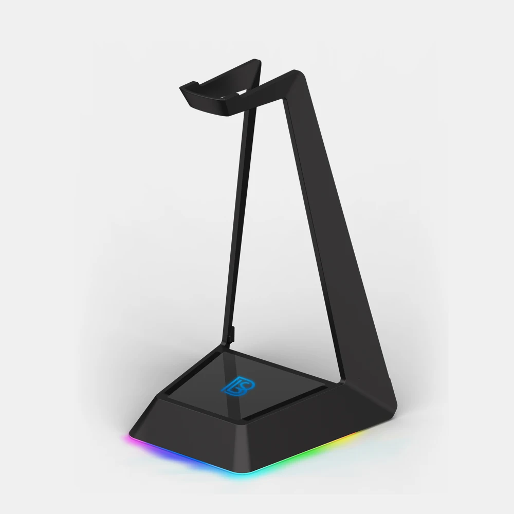 Цветная (RGB) базовой станции RGB Подсветка крюк для наушников гарнитура подставка
