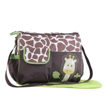 

Multi-function Mummy bag large capacity maternal and child package fashion cartoon portable diagonal diaper bottle storage