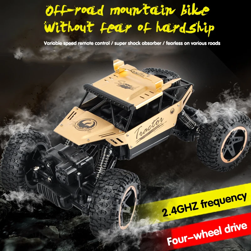 2 4G RC сплав высокоскоростной автомобиль для скалолазания четырехколесный привод