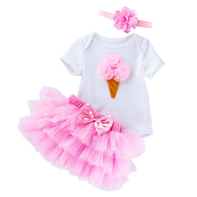 Para Bebes Vestiti Compleanno Bambina Costume Bimba Anno