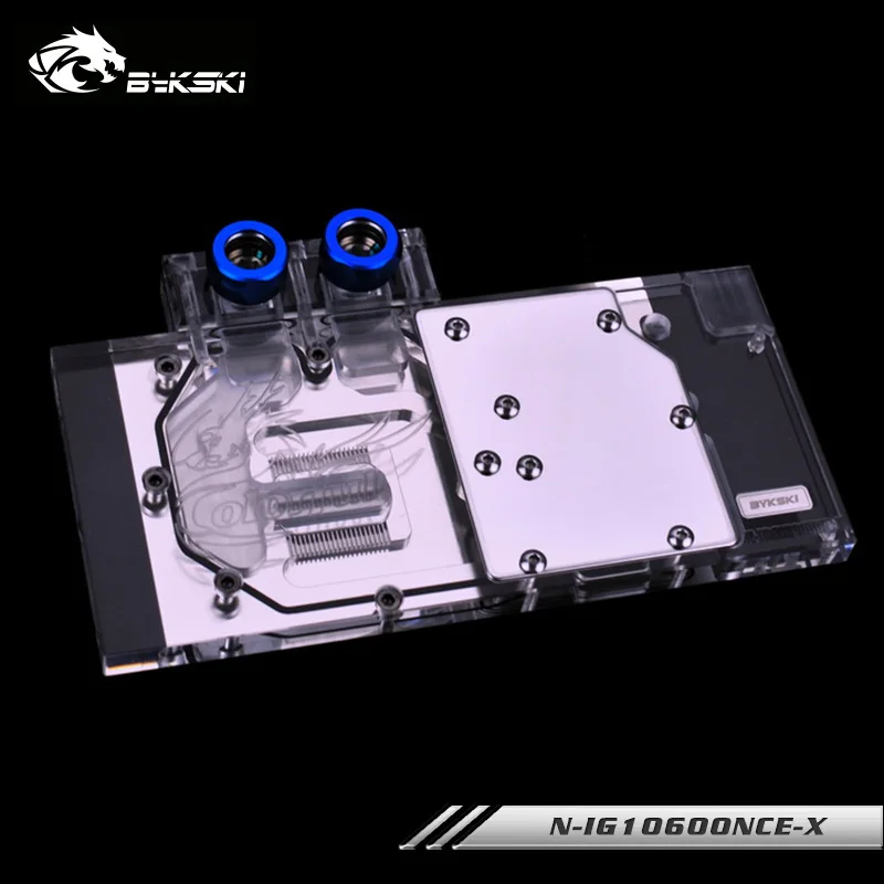 Водяной блок Bykski GPU для красочных gtx 1060/igame 1060 водяного охлаждения RGB / RBW с