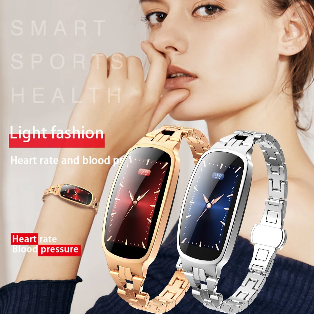 

Smart Watch Women IP67 Waterproof Heart Rate Monitor Fitness Bracelet Smartwatch Women Smart Band B72 Wristband.