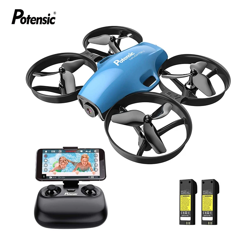 Potencisic-Mini Dron teledirigido con cámara HD, Wifi, FPV, regalo para niños y niñas
