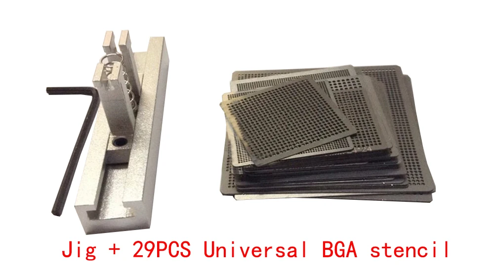 Трафареты BGA Универсальные с прямым нагревом, набор для пайки и ...