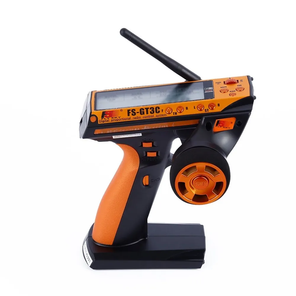 FLY SKY Foose GT3C 2,24-2. 48 GHz 3,7 V пистолет контроллер передатчик 3 канала