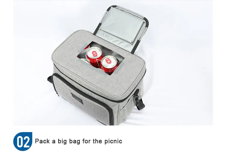 DENUONISS новая водонепроницаемая сумка-холодильник Термосумка Оксфорд 24 может большой емкости сумка для термоса портативный холодильник