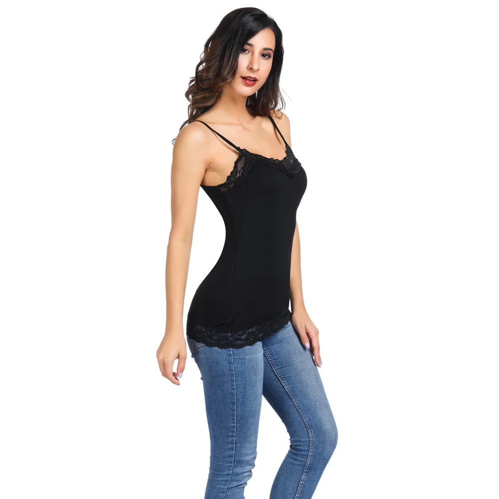 Summer Tops Clubwear Party Womens Camisole Comfy Solid Sleeveless Adjustable Spaghetti strap