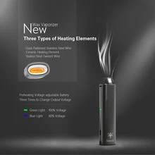 Buddy электронная сигарета Beeleaf воском пульверизатор нагревательный от трех сторон с подогревом Функция воск Портативный Vape ручка U Форма