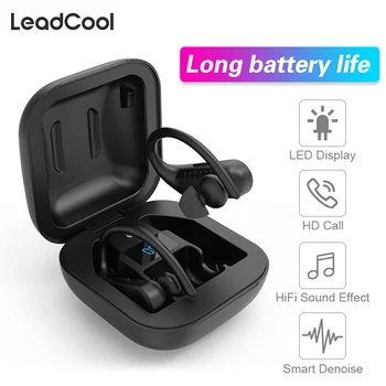 

TWS Wireless Earphones 8D Stereo Sound Bluetooth Headset Control Button Earphones Sport LED-Display True Wireless In ear Earbuds
