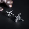 925 Sterling Silver Retro Flying Crane Stud Earrings For Women Chinese Style Do The Old Female Jewelry Accessory Flyleaf 2022 ► Photo 2/5