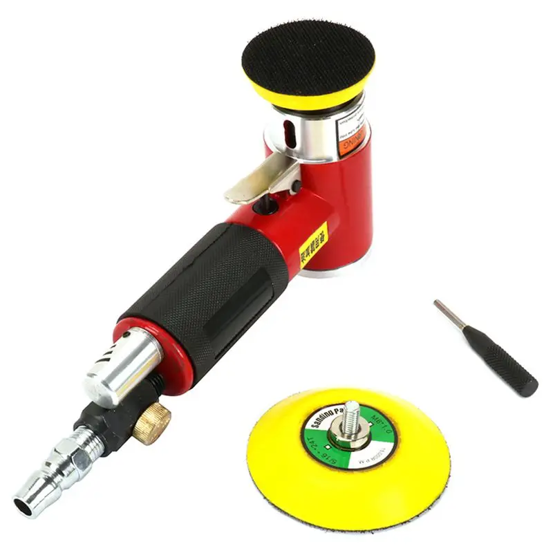 

2inch 3inch Mini Air Sander Kit Pad Eccentric Orbital Dual Action Pneumatic Polisher Polishing Buffing Tools For Auto Body Work