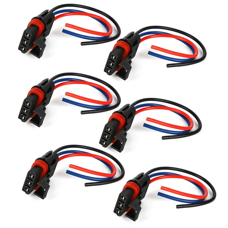 6Pc Pulse Power Plug Connettore Pigtail Per Polaris Ranger Crew Xp 1000 2018-2019 / Ranger Xp 1000 2018 Connettore Di Alimentazione A Impulsi