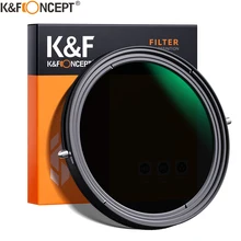K & f conceito ND2-ND32 nd cpl filtro de polarização circular ajustável da lente 2 em 1 variável 49mm 52mm 58mm 62mm 67mm 77mm