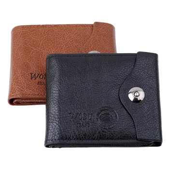 

New Men's Wallet Multifunctional Short Design Men Wallet Hasp Coin Purse Card Holder Wallet Male PU Leather Coin Purses Holders