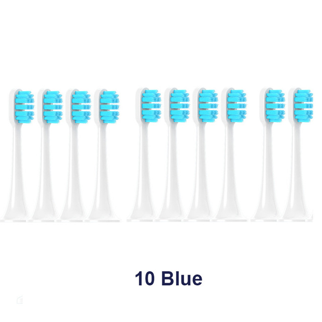 Brush Heads For xiaomi Mijia T300/T500/T700 Sonic Electric Toothbrush Soft Bristle  Nozzles with Caps Sealed Package