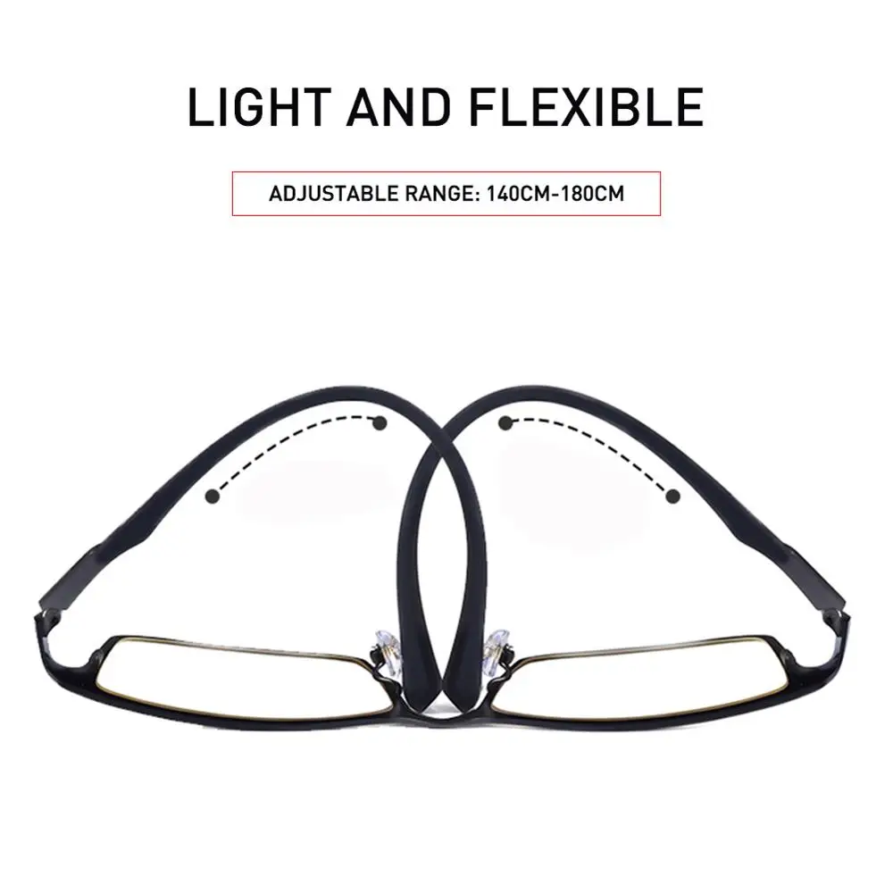 Cena CAPONI marka tytanu ramki okularów dla mężczyzn przezroczyste soczewki elastyczne TR90 świątynie okulary kwadratowe pełne obręczy ramki okulary J9064