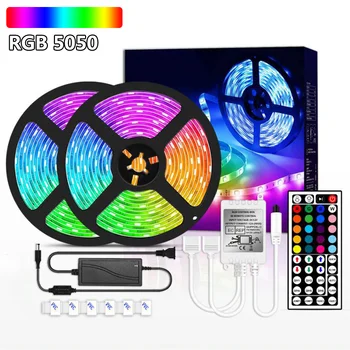 Flexibele Lint Diode 5050 Ir Afstandsbediening Rgb Kleurrijke Led Strip Verlichting Kamer Decoratie Strip IP65 5M 10M 12M 20M Met Pakket Box Flexibele Lint Diode 5050 Ir Afstandsbediening Rgb Kleurrijke Led Strip Verlichting Kamer Decoratie Strip IP65 5M 10M 12M 20M Met Pakket Box