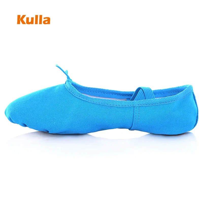 Профессиональная женская балетная танцевальная обувь для взрослых и детей; Женская парусиновая обувь; мягкая танцевальная обувь для девочек; цвет синий, розовый, красный; 24-45