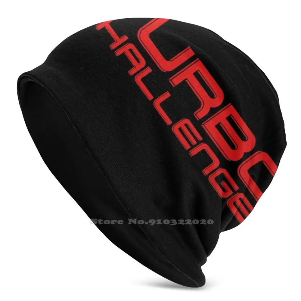 

Turbo Challenge Red Knit Beanie Hat Men's Winter Hats Warm Turbo Turbo Challenge Race Racer Sport 80s Game 80s Gaming Retro