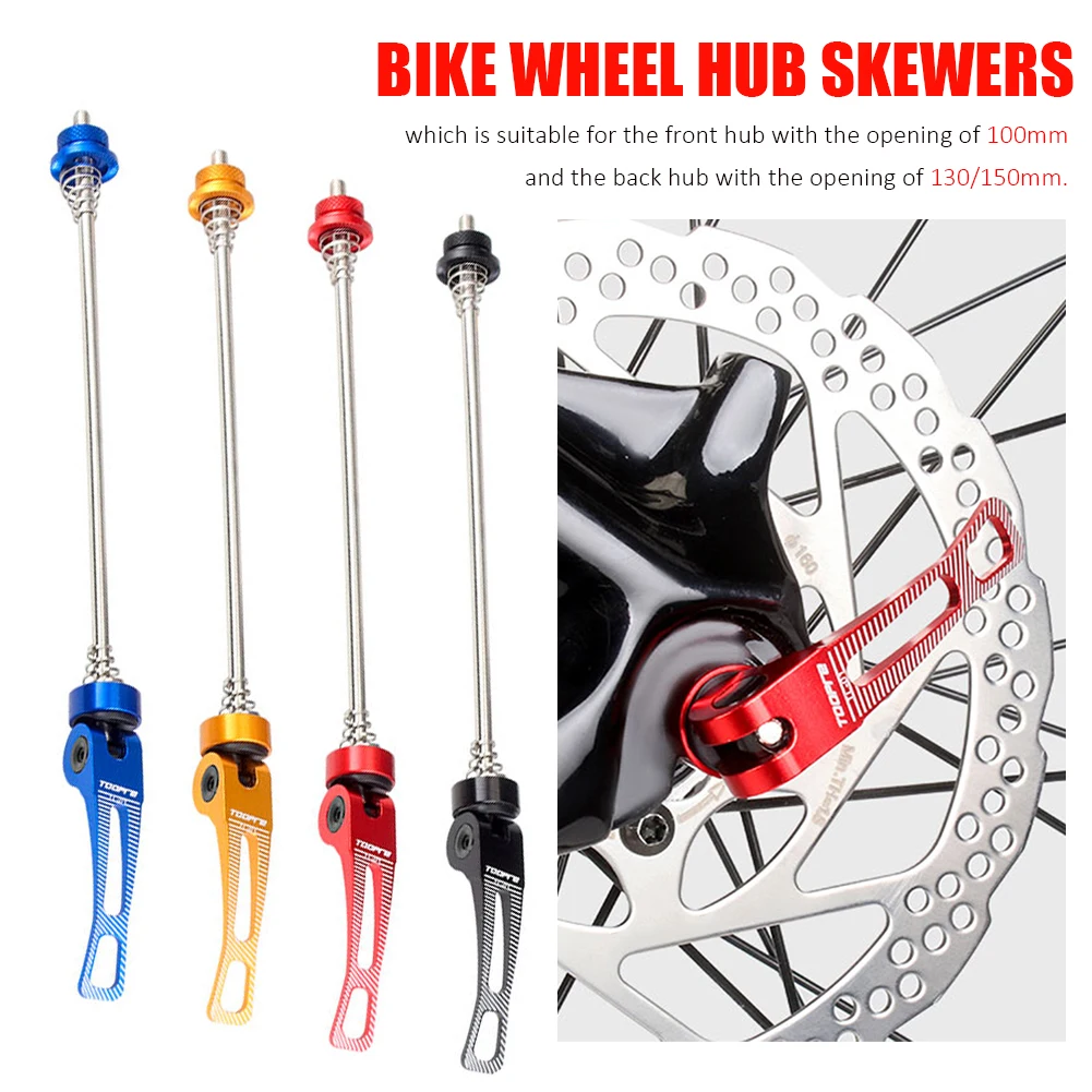 145/185mm Aluminium Alloy Bicycle Quick Release Wheel Hub Skewers
