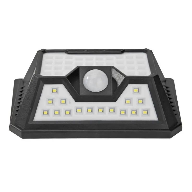 66LED солнечный светильник, солнечный датчик движения, настенный светильник, 3 режима, USB Перезаряжаемый, водонепроницаемый, для двора, Лампа безопасности, солнечный уличный светильник