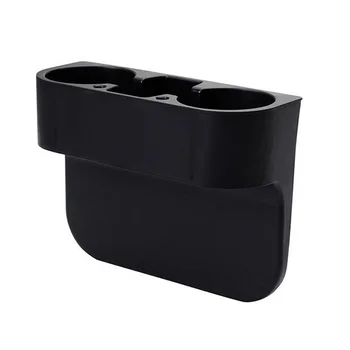 

Storage Cup Holder Car Auto Interior Inner Black Seat Seam Plastic Mount Replacement
