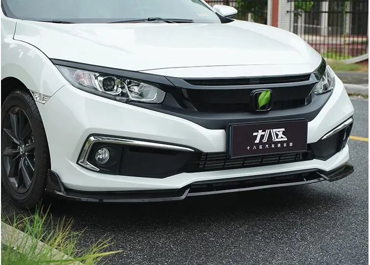 Для Honda Civic Body kit спойлер- для Civic ptk ABS задний спойлер передний бампер диффузор защитные бамперы