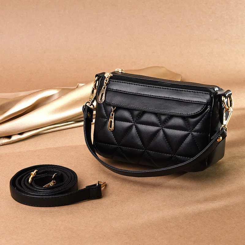 

2019 new 100% Genuine leather handbag Luxury design First layer cowhide Stylish pebbled platinum bag Ladies handbag shoulder bag