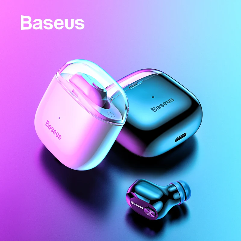 Baseus A03 Bluetooth наушники беспроводные наушники спортивные TWS Bluetooth 5,0 гарнитура с микрофоном для iPhone Xiaomi huawei наушники