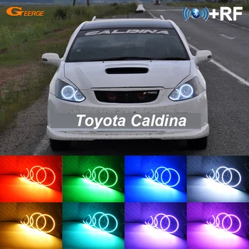 

For Toyota Caldina T240 2002 2003 2004 Excellent Angel Eyes kit Multi-Color Ultrabright RGB LED Angel Eyes Halo Rings
