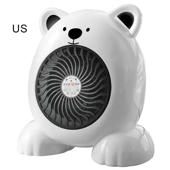

Winter Portable Bear Shape Electric Fan Heater Blower Warmer Mini Fan Heater Desktop Household Hand Warmer Machine