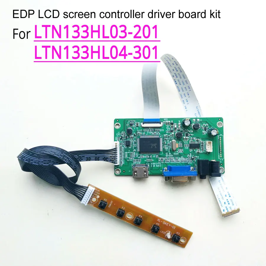 HDMI VGA LCD EDP Board Controller kit for NV140FHM-N41 NV140FHM-N43 1920X1080 14