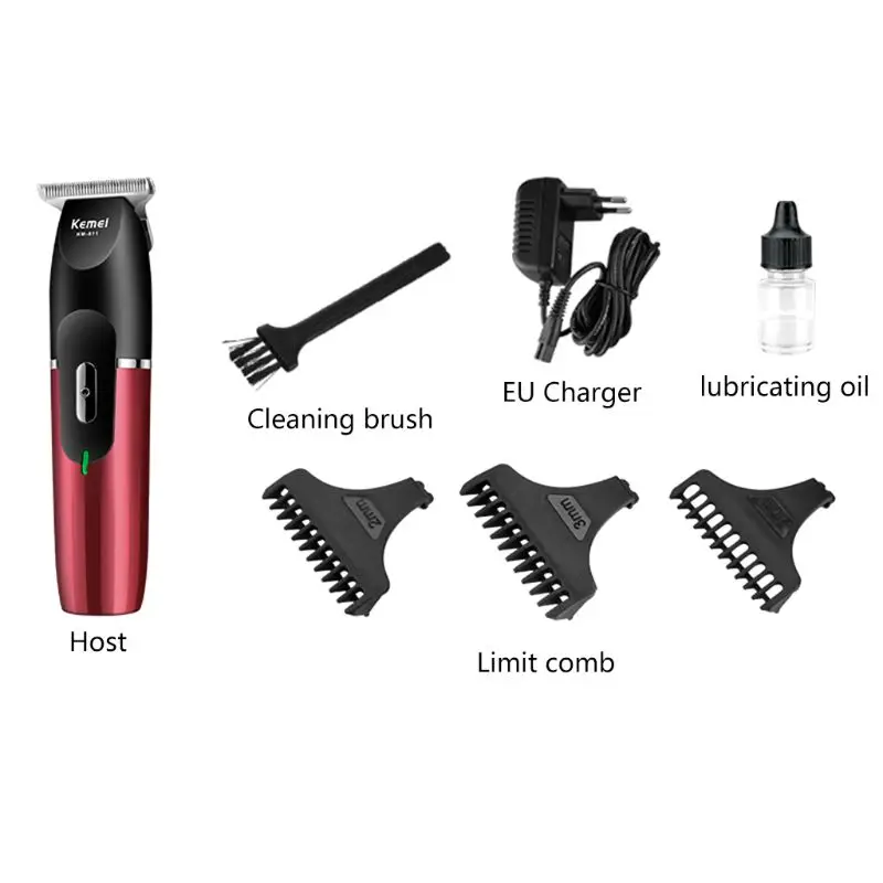  Electric Hair Clipper Rechargeable Shaver Fast Charging Adjustable Clippers