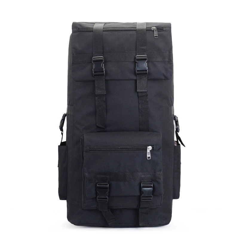Black 110L открытый туристический рюкзак для мужчин и женщин треккинг скалолазание кемпинг сумка большой емкости камуфляж армейский рюкзак багажная сумка - Color: Black