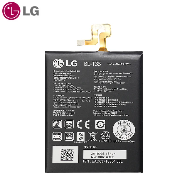 Сменный аккумулятор lg для телефона BL-T35 3520 мАч для lg Google 2 Pixel 2 xl100% Оригинальные аккумуляторы для телефонов+ Бесплатные инструменты