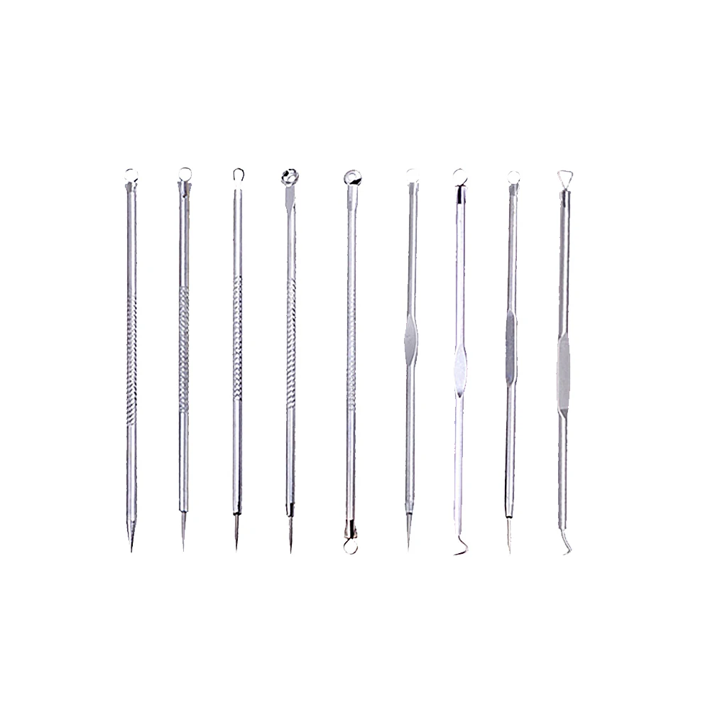 

Stainless Steel Acne Needle Blackhead Remover Tool Kit Pimple Comedone Extractor Tool Practical Beauty Tools Set