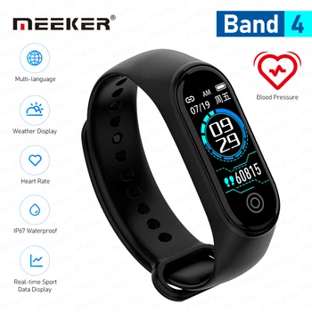

Meeker Smart Band Wristband Heart Rate Monitor Smart Bracelets Fitness Tracker for xiaomi Huawei Honor iOS