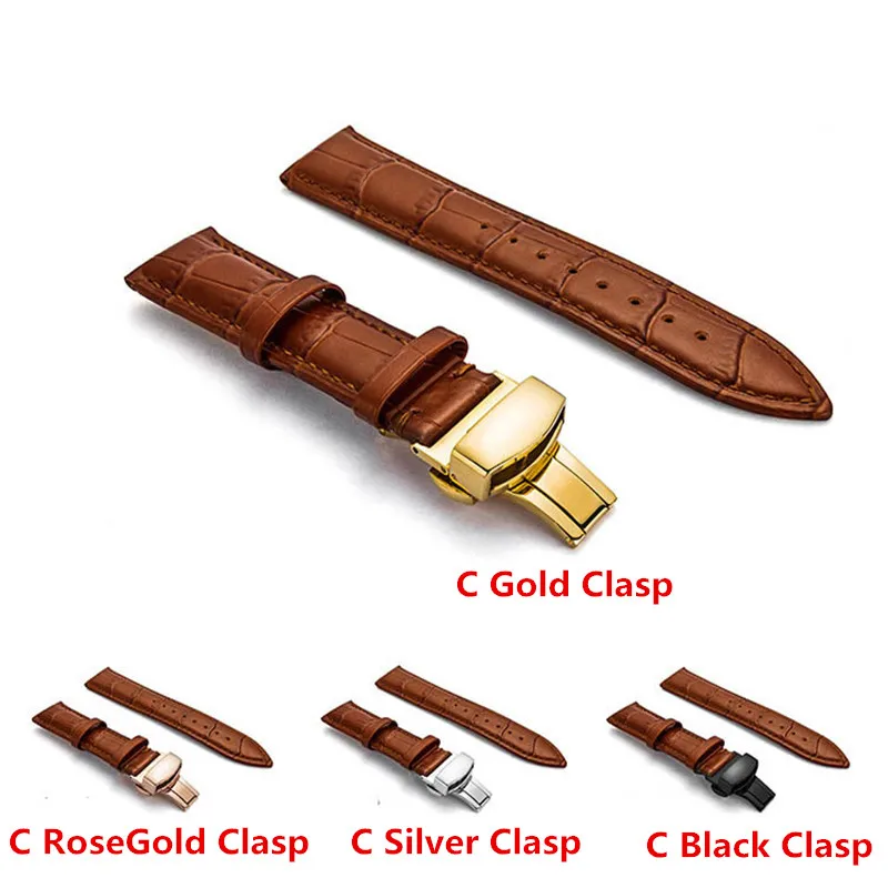 C Genuine Leather Watch Band Strap (6)