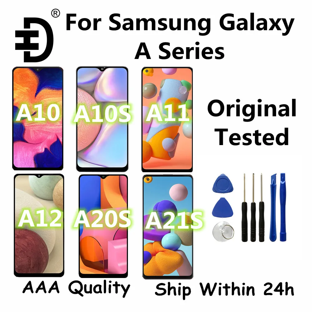 Original Tested For Samsung Galaxy A11 A12 A21 A21s LCD Display Touch Screen Digitizer For Samsung A10 A10s A20s A10e LCD Screen