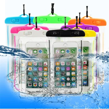 

Phone Waterproof Pouch Drift Diving Swimming Bag Beach Dry Bag Phone Case Cover Pool Camping Skiing Holder for Phone 3.5-6 Inch