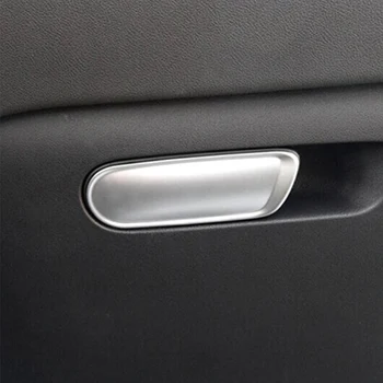 

ABS Chrome For Citroen C4 2016 Accessories Car copilot glove box door bowl handle Cover Trim car styling