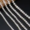 100% Natural Freshwater Pearl High Quality AAA Round Beaded For Jewelry Making Irregular Beads DIY Bracelet Necklace Accessories 1