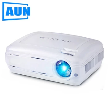 

AUN AKEY2 LED Projector, 3500 Lumens Upgrade Android 7.0 Beamer. Built-in WIFI, Bluetooth, Support 4K Video Full HD 1080P LED TV