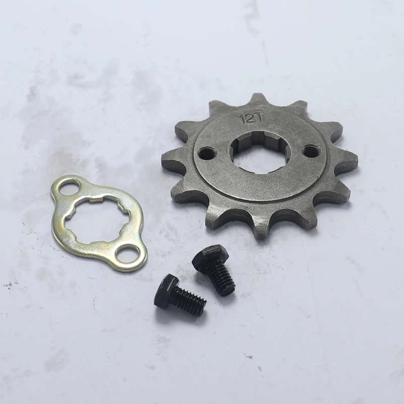 Front Engine 520 20mm 10T 11T 12T 13T 14T 15T Teeth Chain Sprocket With Retainer Plate Locker for Motorcycle Dirt Bike ATV