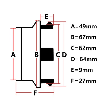 

4PCS 67MM Top Quality Fashion Car Wheel Center Hub Cap Wheel Rim Hubcap Refit Decoration Car Styling
